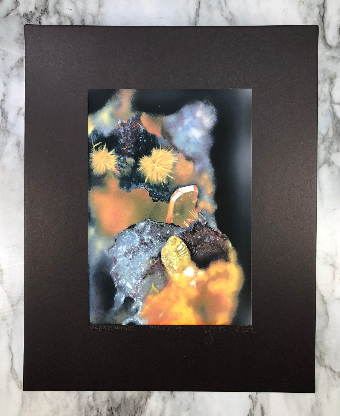 Wulfenite Micro - Arizona, Red Cloud Mine