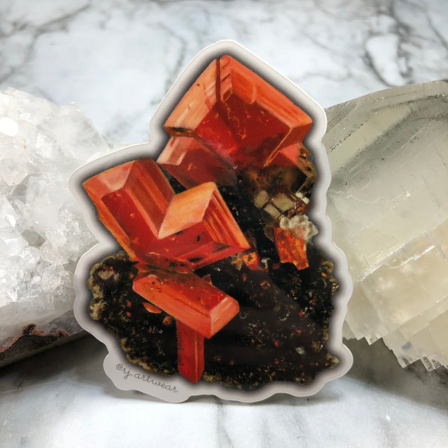 Red Cloud Wulfenite Sticker