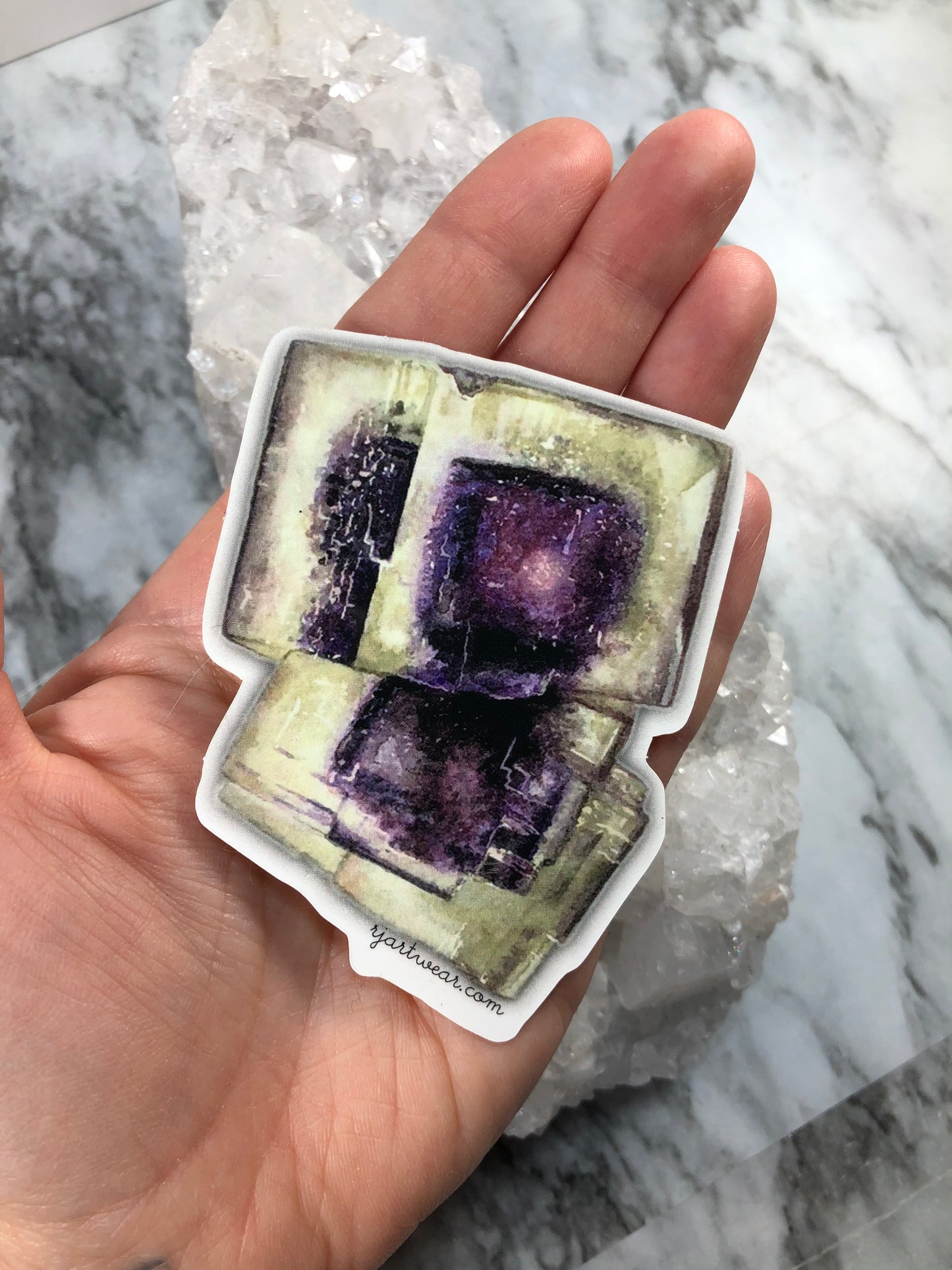 Auglaize OH Fluorite Sticker or Magnet