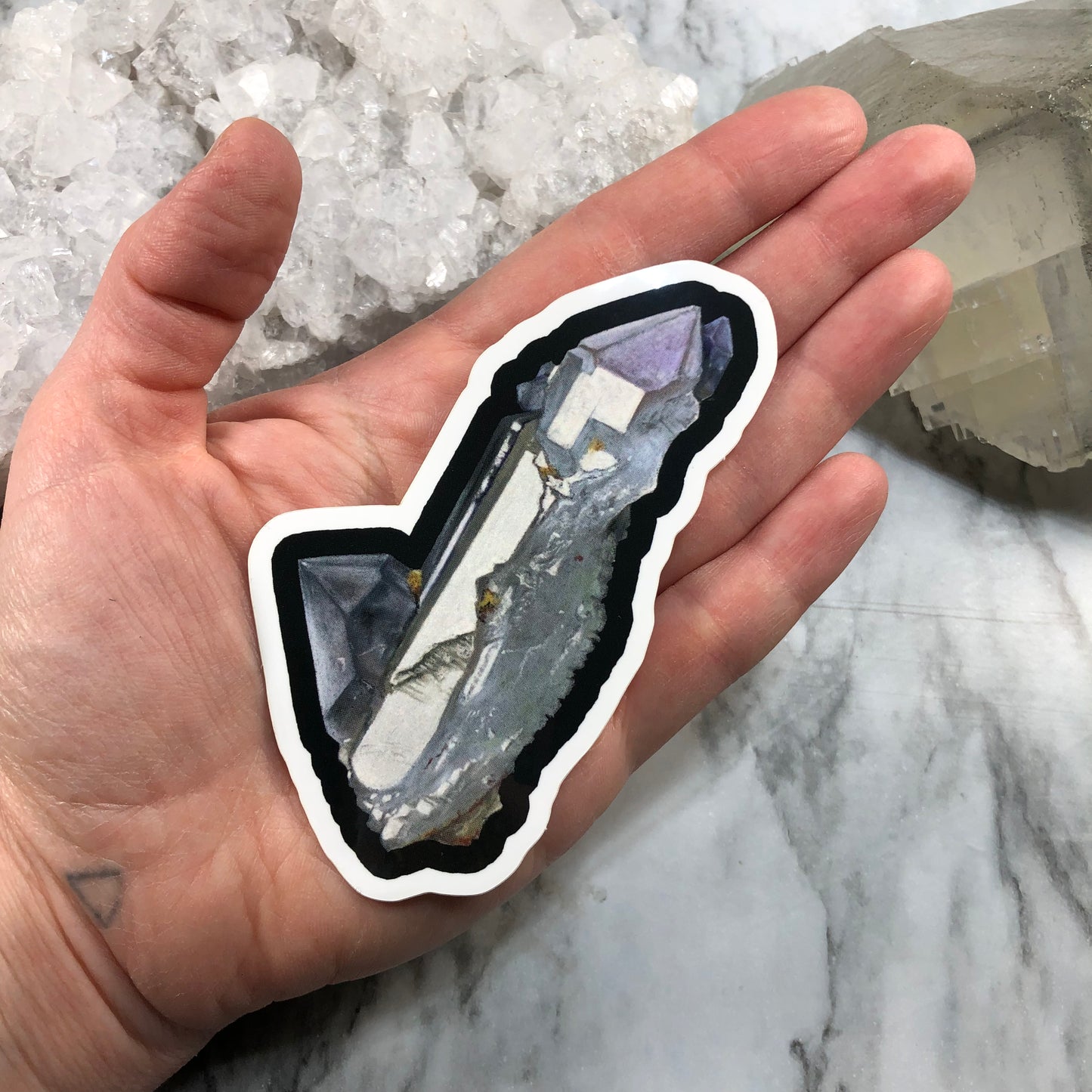 Washington Elestial Amethyst Sticker