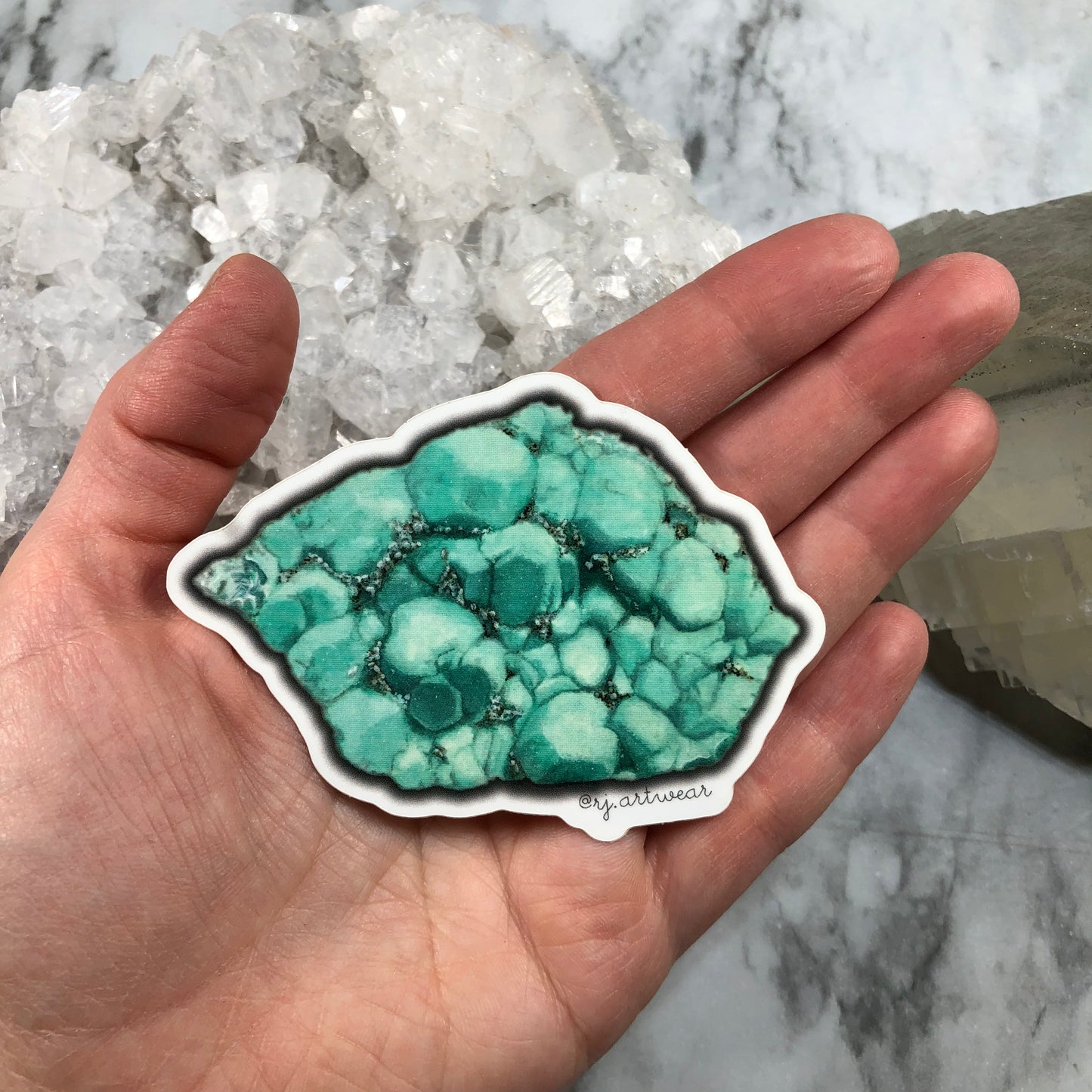 Utah Fluorite Vinyl Sticker or Magnet - Large