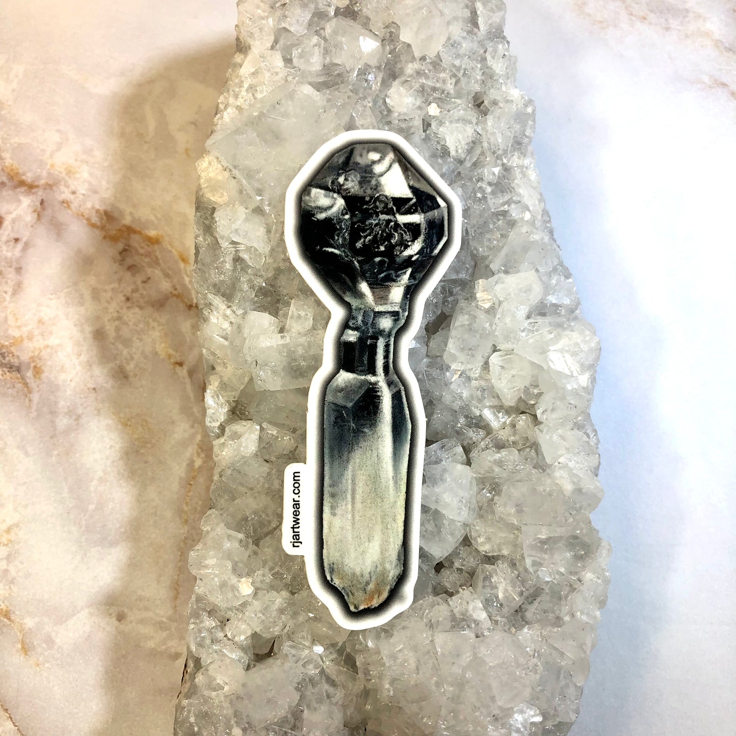 Quartz Scepter Sticker or Magnet