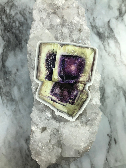 Auglaize OH Fluorite Sticker or Magnet