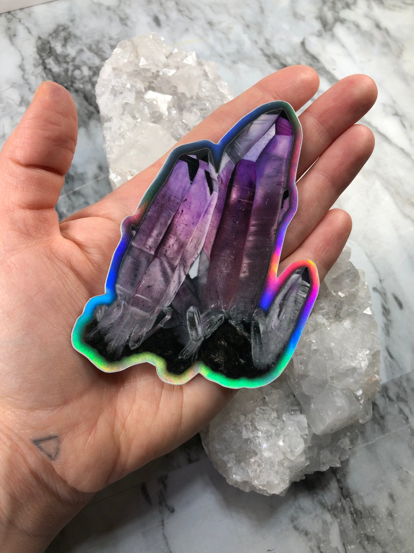 Holographic Veracruz Amethyst Sticker