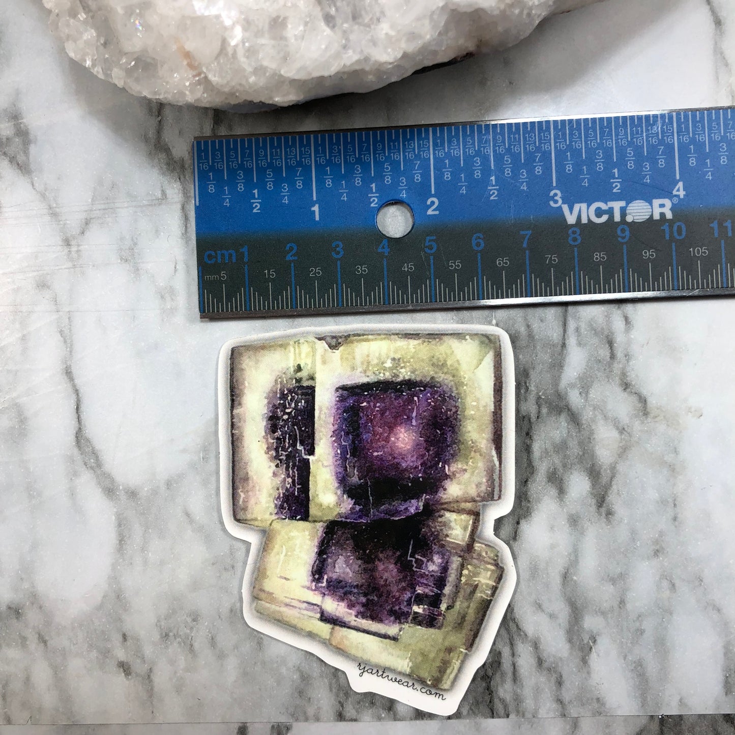 Auglaize OH Fluorite Sticker or Magnet