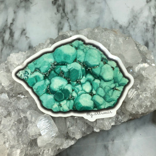 Utah Fluorite Vinyl Sticker or Magnet - Large