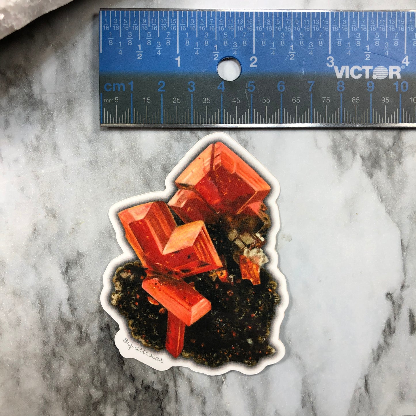 Red Cloud Wulfenite Sticker