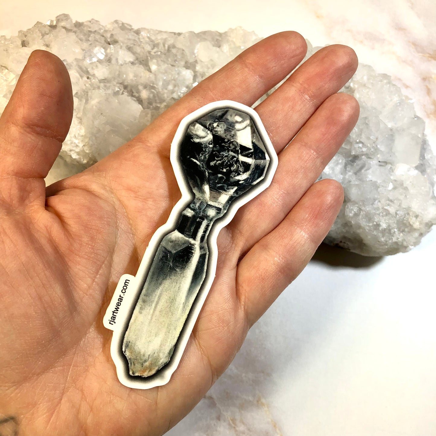 Quartz Scepter Sticker or Magnet