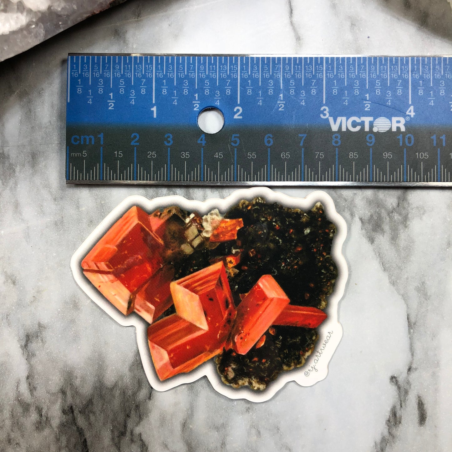 Red Cloud Wulfenite Sticker